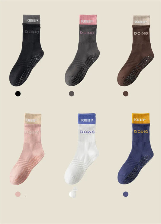 Find Your Flow (and Color): Full Toe Gradient Grip Socks for Studio Vibes